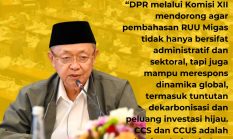 DPR RI Komisi XII Dorong Regulasi CCS/CCUS dalam RUU Migas