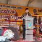 Foto: Wali Kota Jambi saat sambutan di Acara Festival Budaya Kuda Kepang Nusantara
