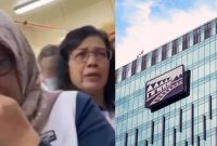 Foto: Tangkapan Layar video viral Isu PHK/Gudang Garam Office Tower
