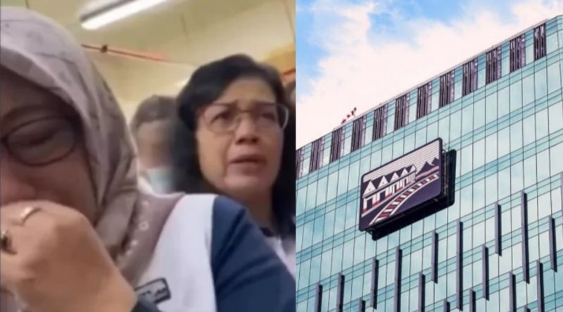 Foto: Tangkapan Layar video viral Isu PHK/Gudang Garam Office Tower