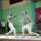 Foto:Dua Atlet Anggar Jambi sedang bertanding