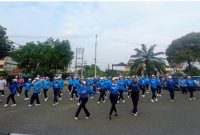 Foto: Senam bersama KONI Provinsi Jambi