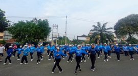 Foto: Senam bersama KONI Provinsi Jambi