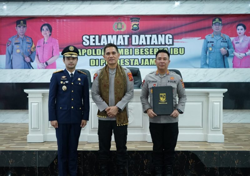 Foto: Wakil Wali Kota Jambi, Kapolda Jambi dan Kapolresta Jambi