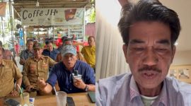 Foto: Kanan Perwakilan Kades(Rio), Kiri Drs. R Najmi, Kepala DP3AP2 Provinsi Jambi