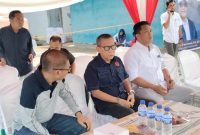 Foto: Wakil Ketua KONI Provinsi Jambi, Adri, SH.MH saat pembukaan Kejurprov Renang 2025