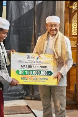 Lewat Aspirasi Cek Endra, BUMN Salurkan Rp150 Juta untuk Pembangunan Masjid An Nizham Jambi