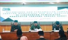 Bupati Tanjab Barat Lantik Pejabat, Ingatkan Hindari Gaya Hidup Hedonis