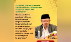 Cek Endra: DPR RI Dukung Pemerintah Pangkas Produksi Tambang 2026