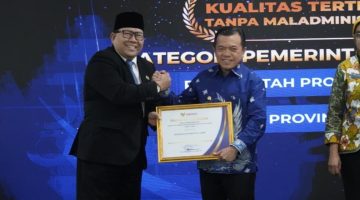 Peringkat 1 Nasional, Pemprov Jambi Raih Opini Tertinggi Ombudsman RI Tanpa Maladministrasi